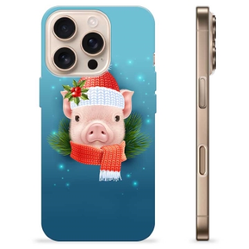 iPhone 16 Pro TPU Case - Winter Piggy