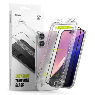 iPhone 16 Ringke Easy Slide Tempered Glass Screen Protector - 2 Pcs.