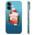 iPhone 16 TPU Case - Winter Piggy