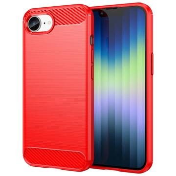 iPhone 16e Brushed TPU Case - Carbon Fiber