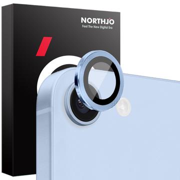 iPhone 16e Northjo Camera Lens Protector Set - Blue