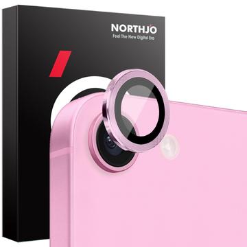 iPhone 16e Northjo Camera Lens Protector Set - Pink