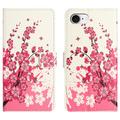 iPhone 16e Style Series Wallet Case - Pink Flowers