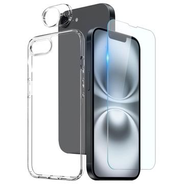 iPhone 16e Northjo 3-in-1 Protection Set - Clear