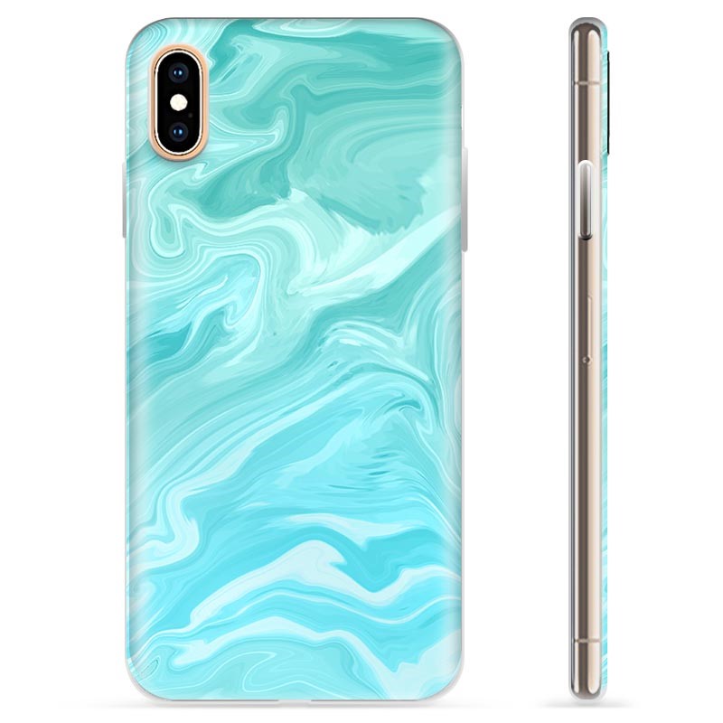 iPhone X / iPhone XS TPU Case - Blue Marble