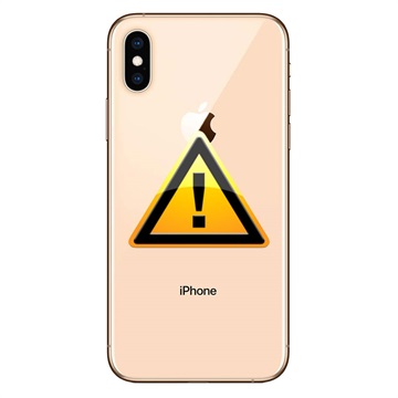 iPhone XS Battery Cover Repair - incl. frame - Gold