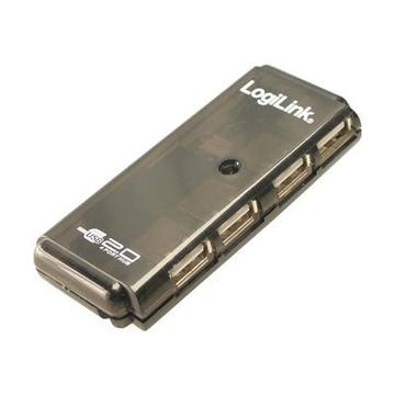 LogiLink UH0001A 4-Port USB 2.0 Hub - Black