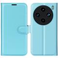 vivo X100 Pro Wallet Case with Magnetic Closure - Blue