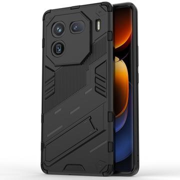 vivo iQOO 12 Pro Armor Series Hybrid Case with Kickstand - Black