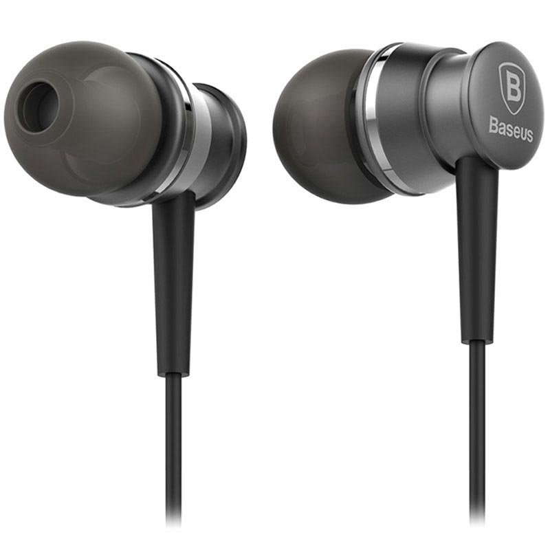 Baseus Lark Series Wired Earphones - Grey