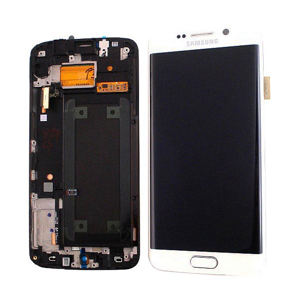 Samsung Galaxy S6 Edge Front Cover & LCD Display - White