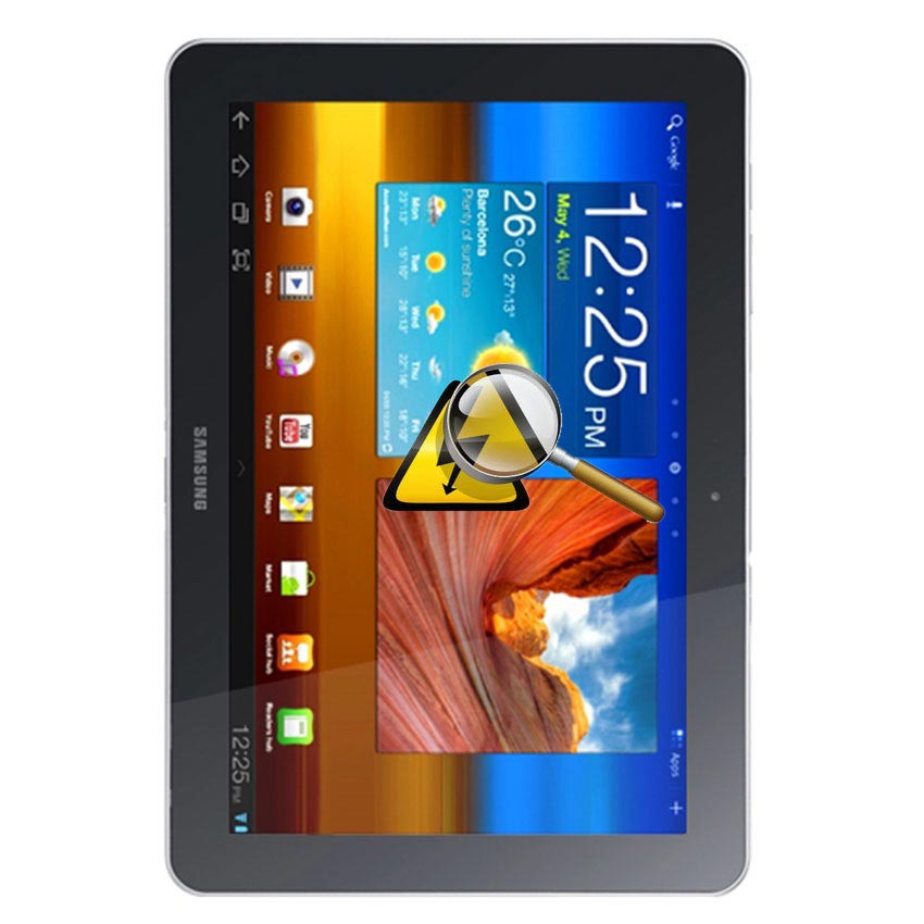 Succesvol Reciteren met de klok mee Samsung Galaxy Tab 10.1 P7510 Diagnosis