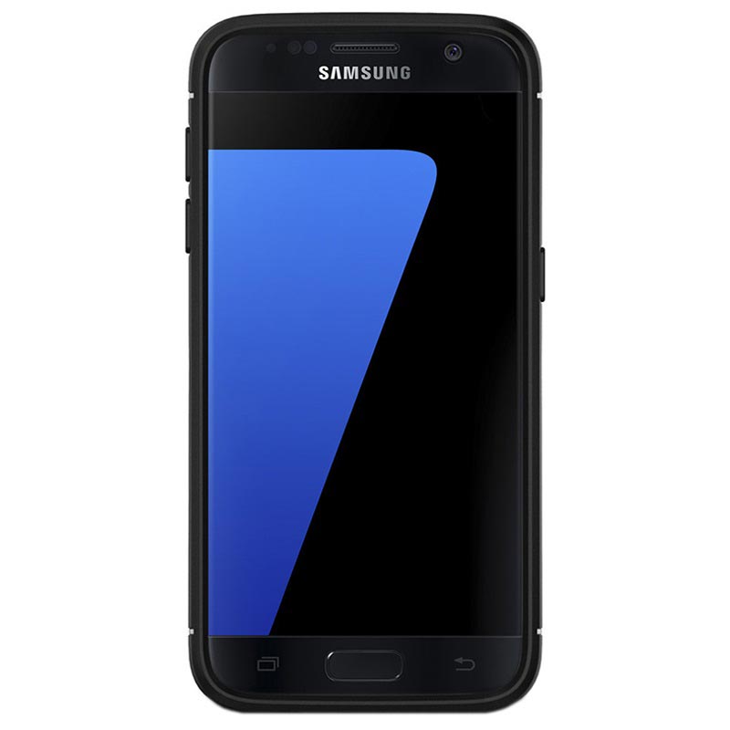 Samsung Galaxy Spigen Rugged Armor Case - Black