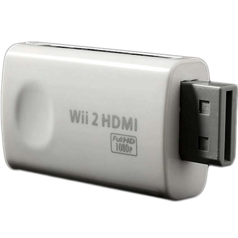 Wii HDMI 3.5mm Audio Full HD Converter / Adapter White