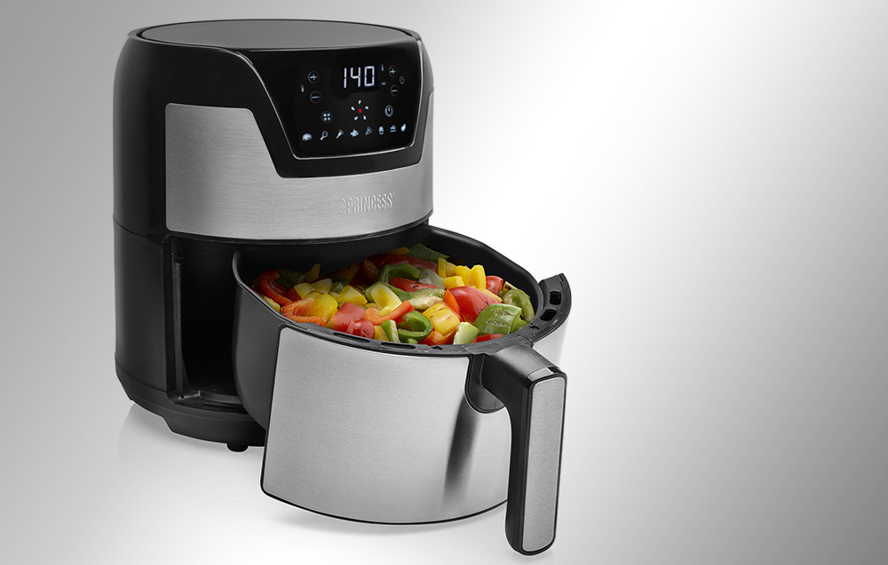 Princess 182026 XXL Digital Air Fryer - 1500W, 4.5l - Black / Grey