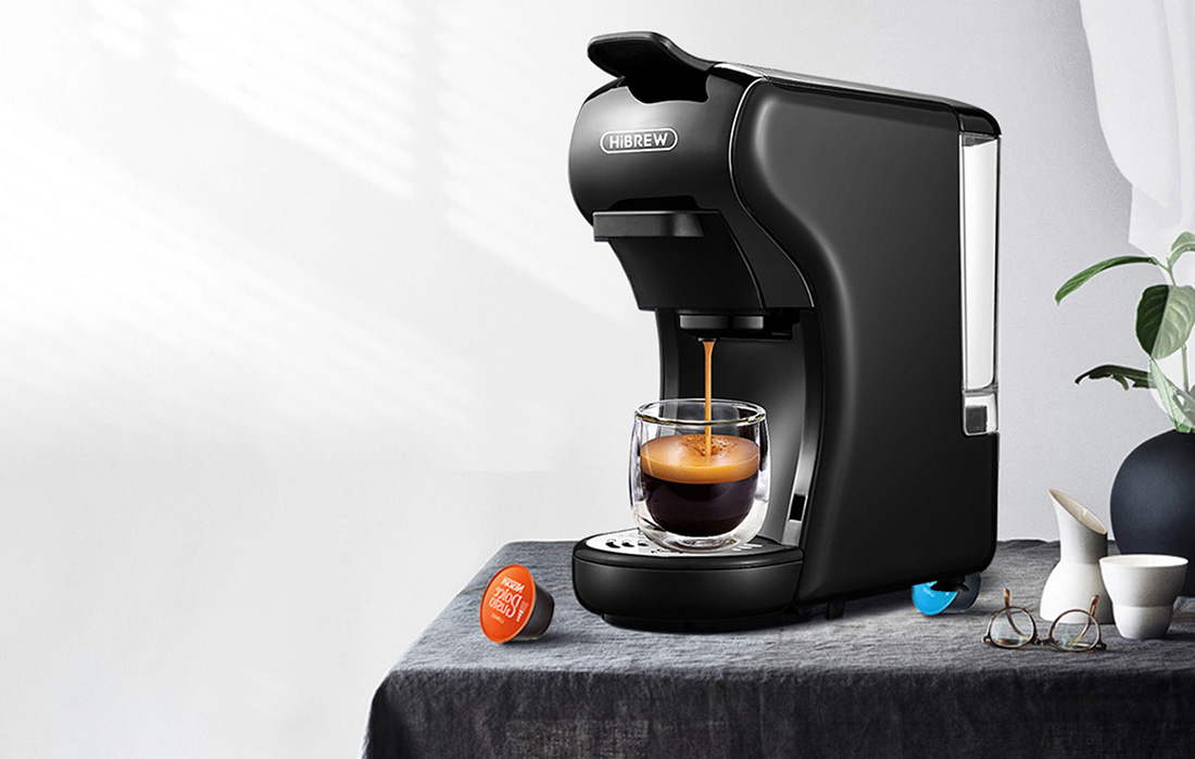 HiBREW H1A 1450W 3-in-1 capsule coffee maker